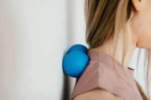 Physiotherapy exercise to reduce neck strain